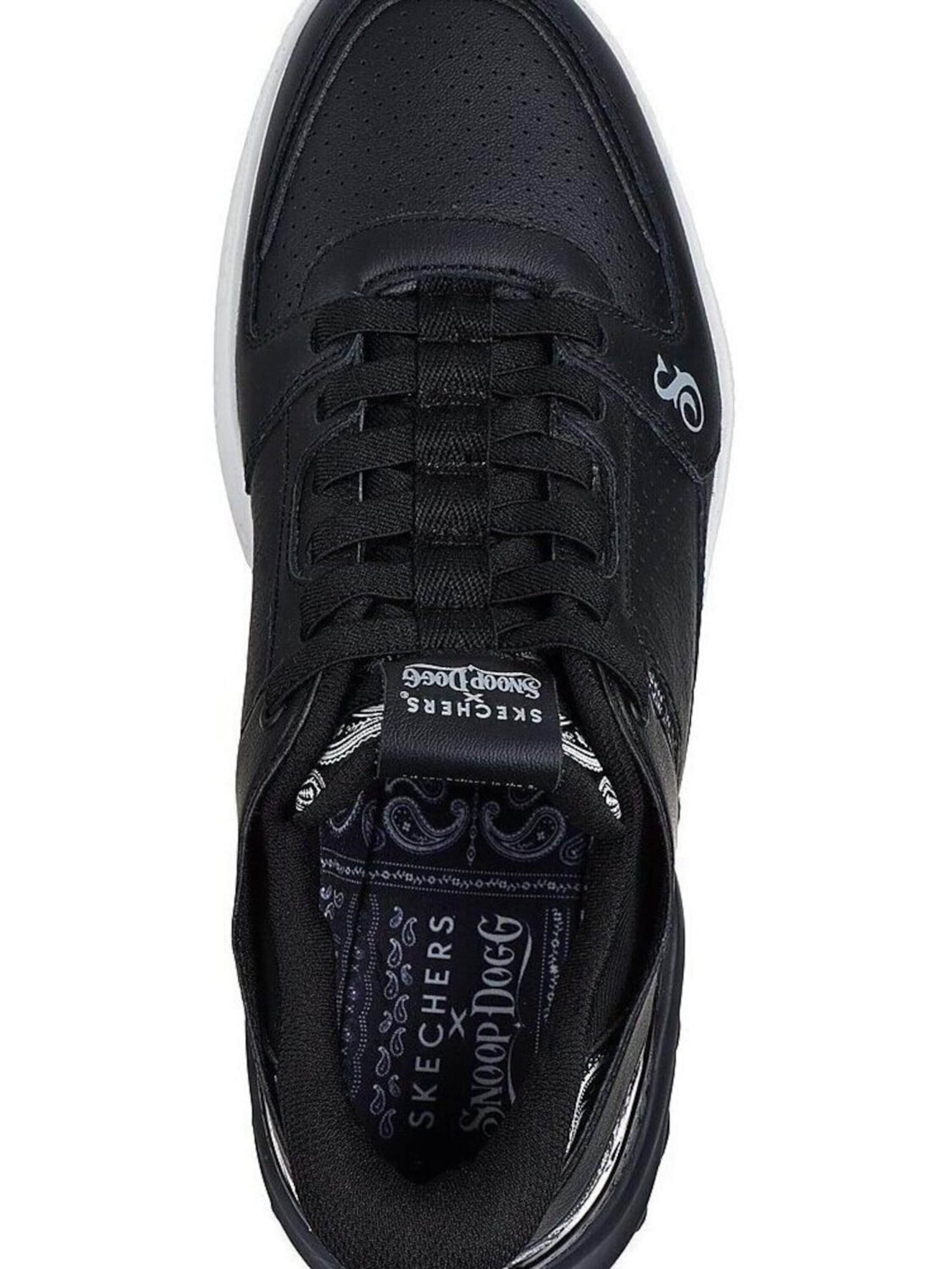 SKECHERS Slip-ons 'Sizzle - Snoop Sizzl' in Zwart