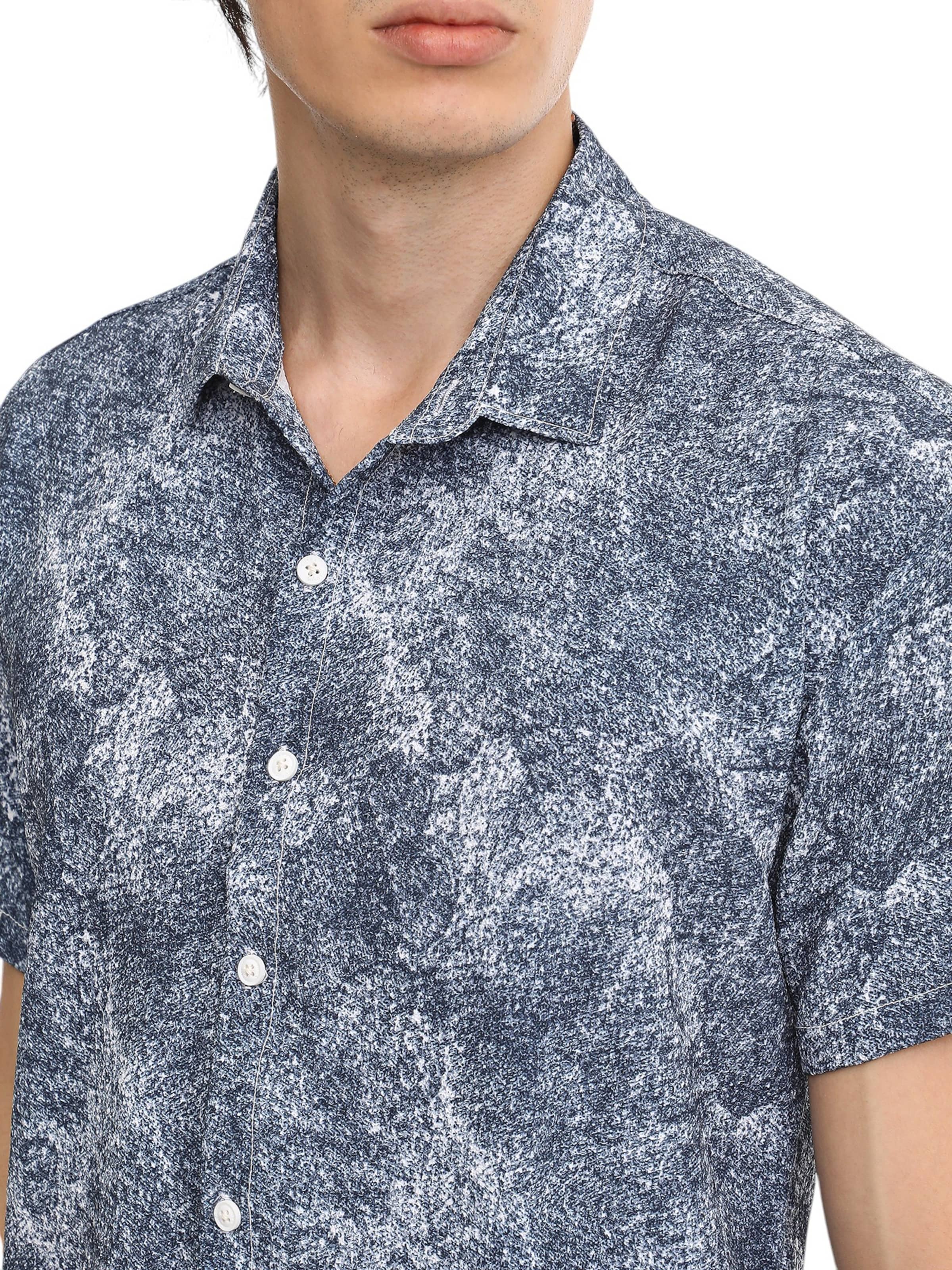 Campus Sutra Regular fit Button Up Shirt 'Tessie' in Blue