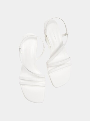Sandales Pull&Bear en blanc