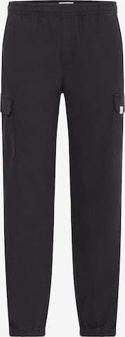 Pantalon cargo 'CAELAN' !Solid en noir : devant