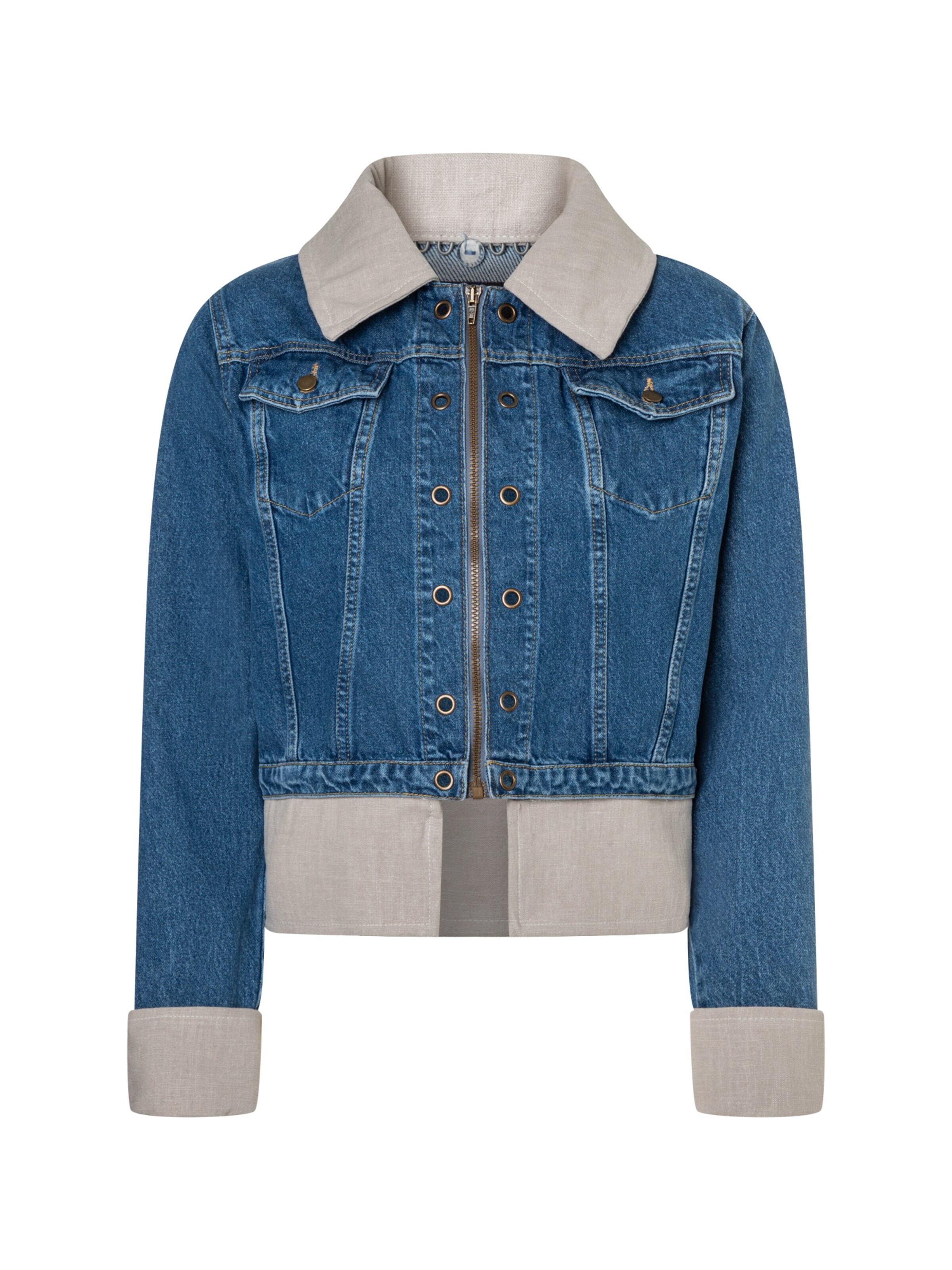 Fenice Between-Season Jacket in Beige