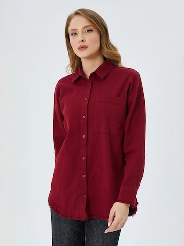MixRay - Blusa em vermelho: frente