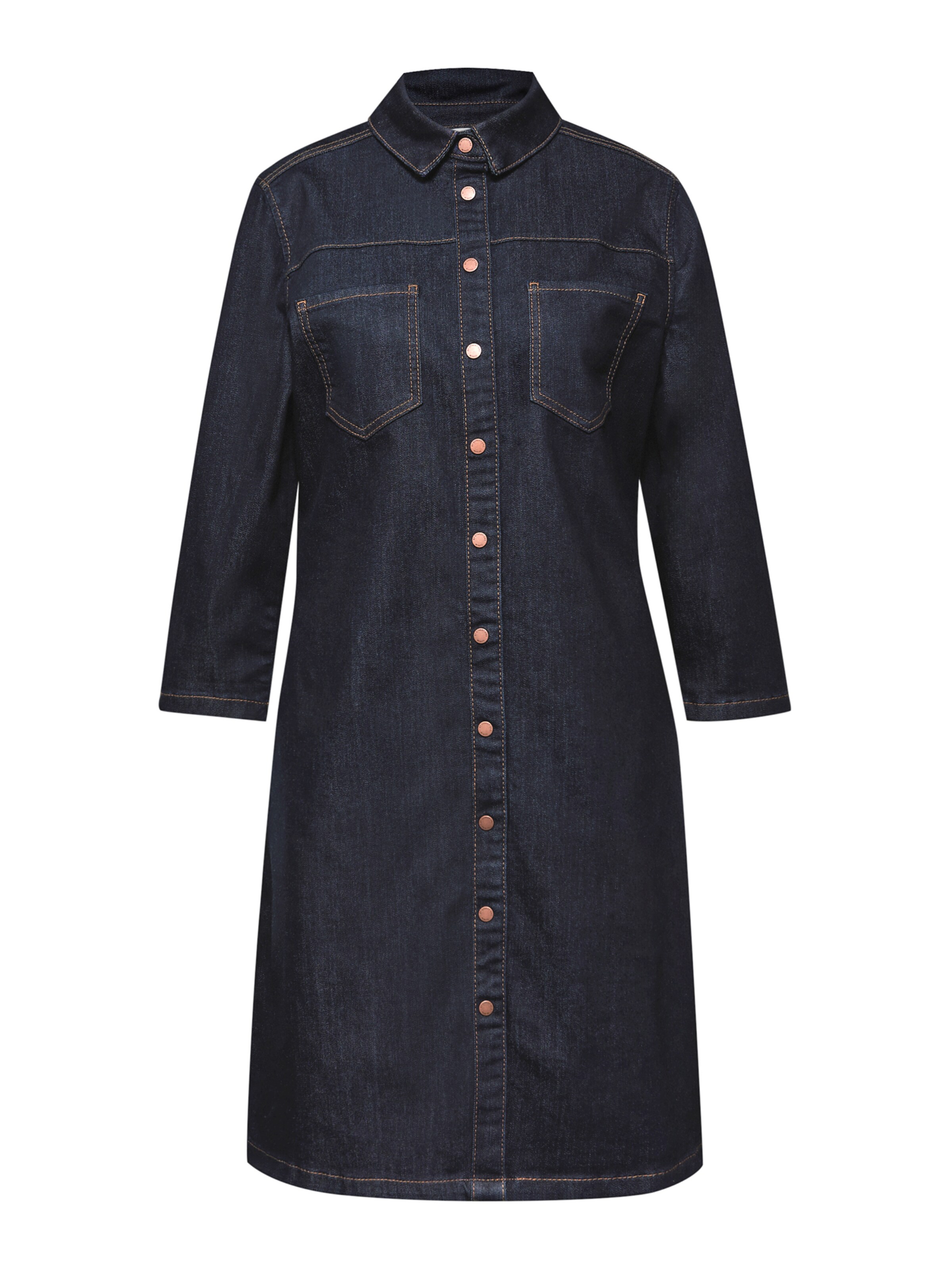 STREET ONE - Vestidos camiseiros em azul: frente