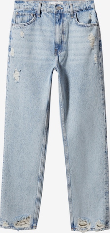 Tapered Jeans 'Brooklyn' de la MANGO pe albastru: față