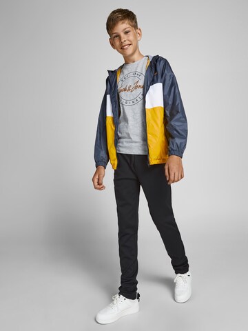 Effilé Pantalon 'Vega Trash' Jack & Jones Junior en noir