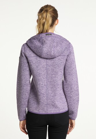 Schmuddelwedda Fleece jas in Lila