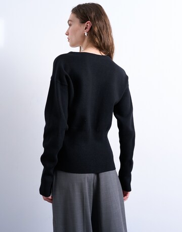 TOPSHOP Knit Cardigan in Black