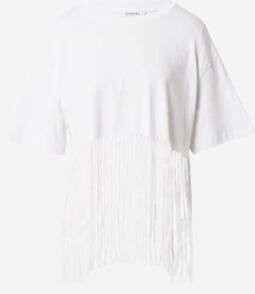 T-shirt Monki en blanc : devant