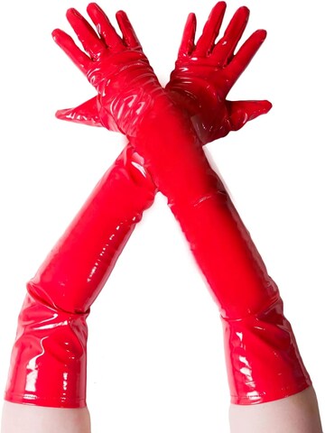 7Heaven Full Finger Gloves 'GL701' in Red: front