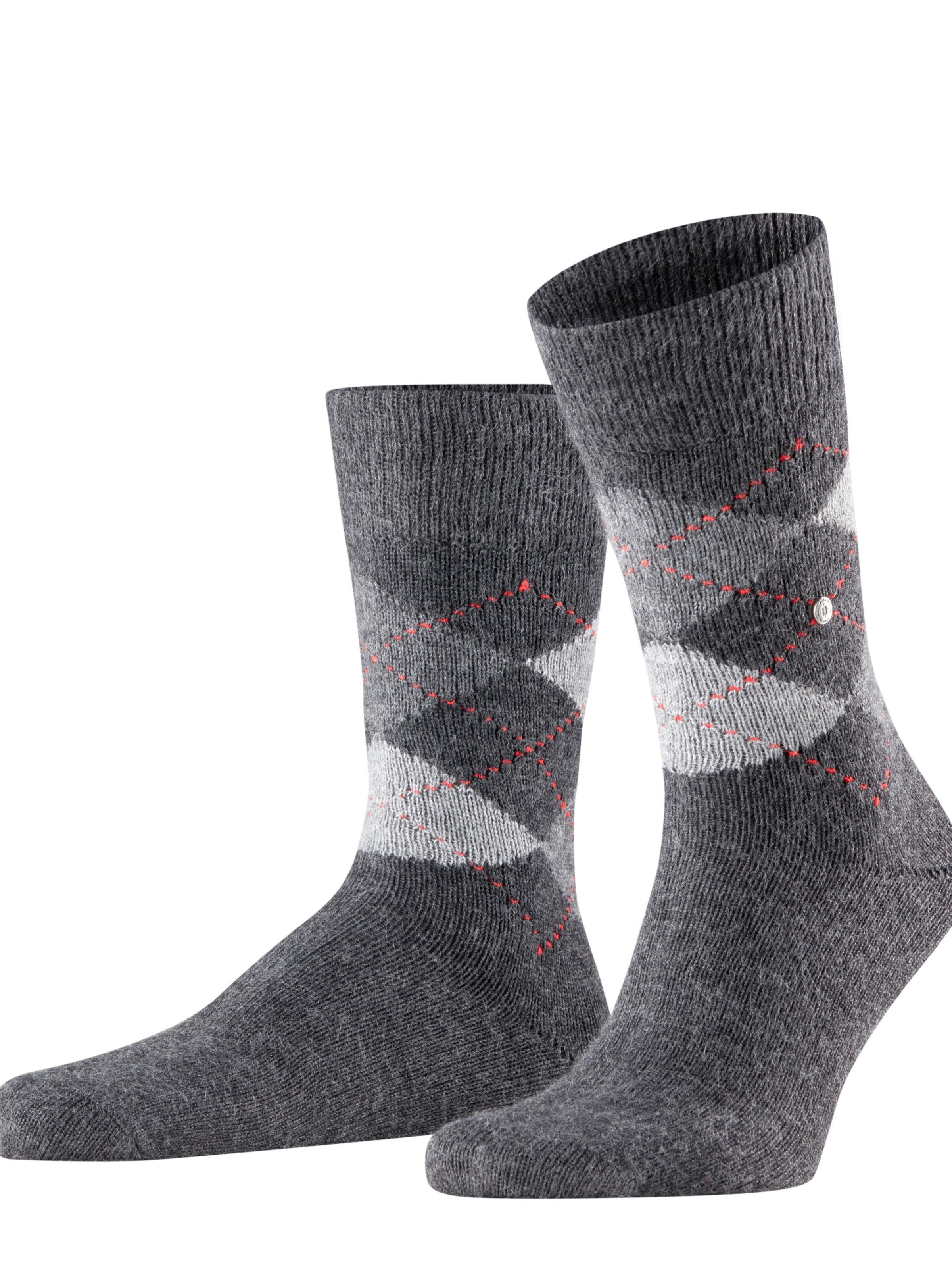 BURLINGTON Socks 'Preston' in Grey: front