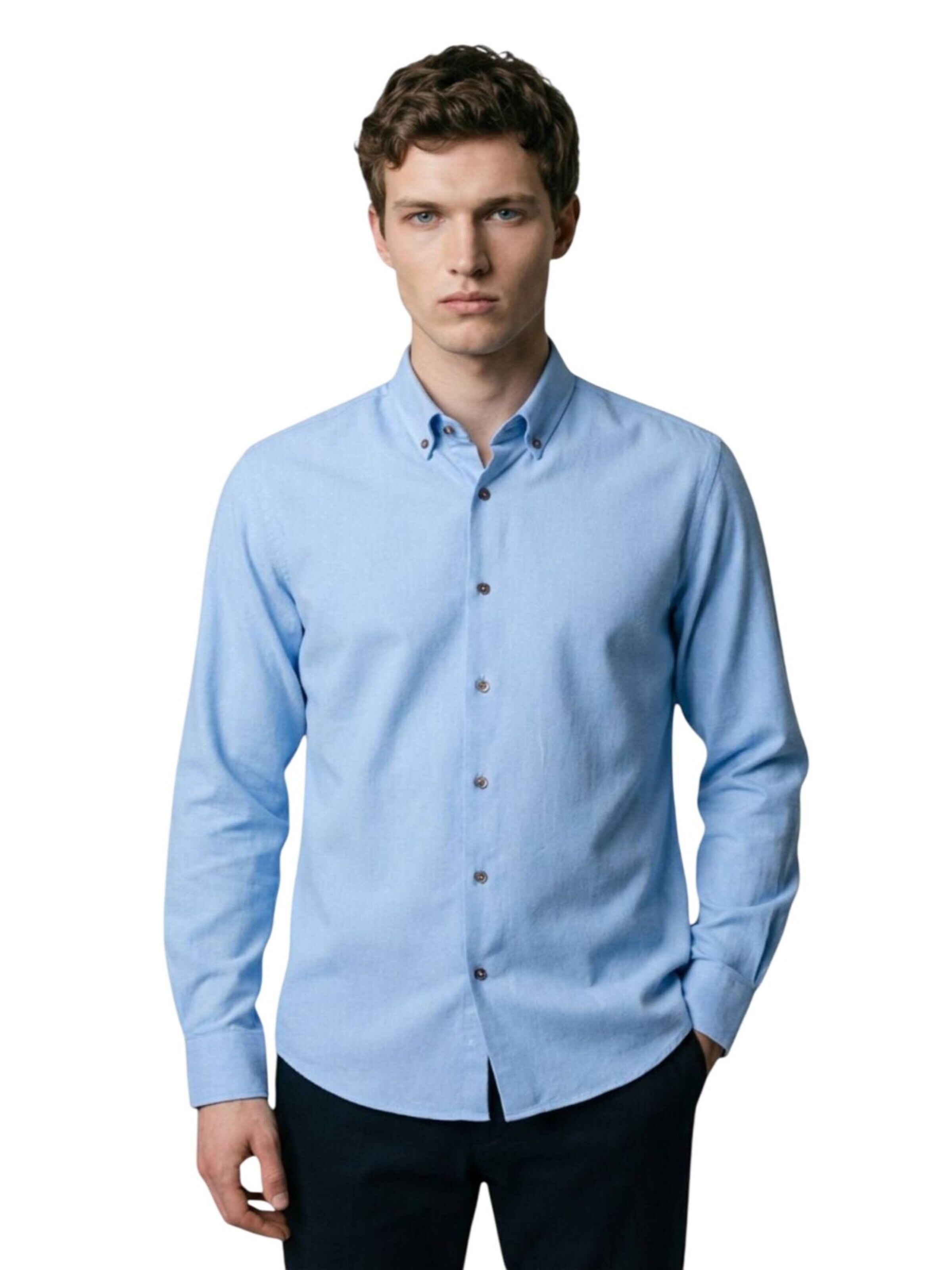 Ramsey Regular fit Business shirt in Blue