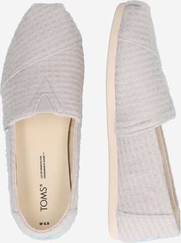 TOMS - Sapato Slip-on 'ALPARGATA' em cinzento