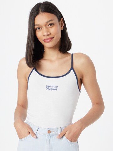 LEVI'S ® Top 'Graphic Planet Tank' in Wit: voorkant