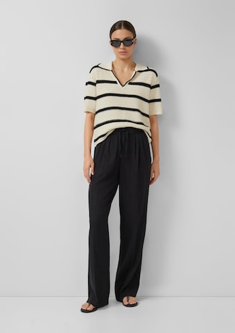 s.Oliver Loosefit Hose in Schwarz