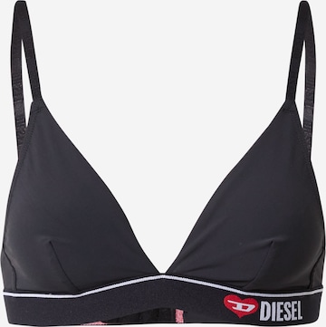 DIESEL Triangel BH 'LIZZYS' in Zwart: voorkant