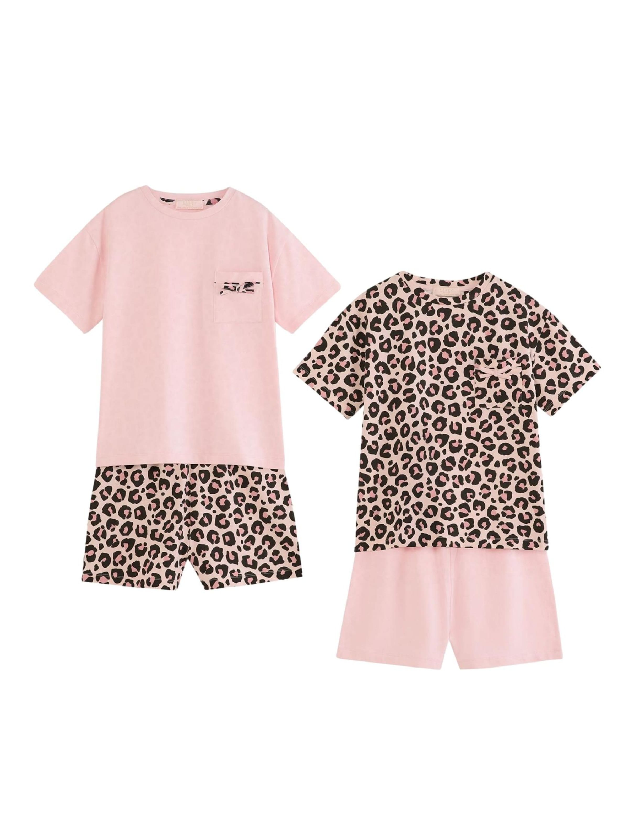 Lipsy Piżama w kolorze różowy: przód