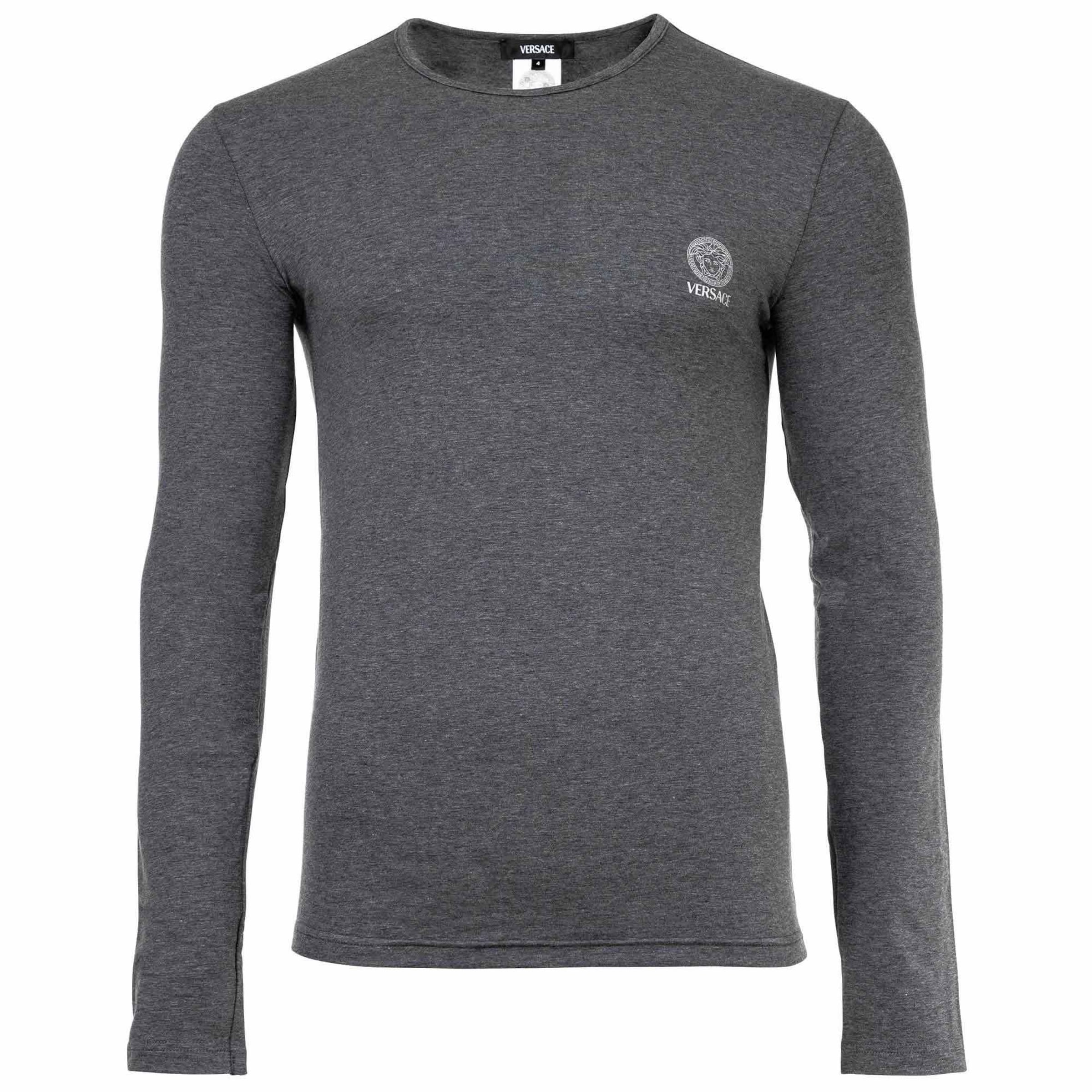 Maglietta di VERSACE in grigio: frontale