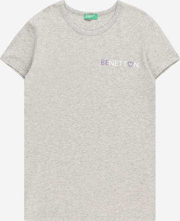 T-Shirt UNITED COLORS OF BENETTON en gris : devant