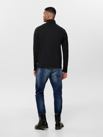 Only & Sons Shirt 'Michan' in Schwarz