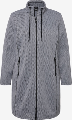 Ulla Popken Sweatjacke in Grau: predná strana