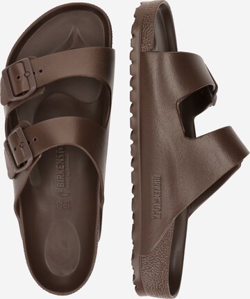 BIRKENSTOCK Pantolette 'Arizona' in Braun