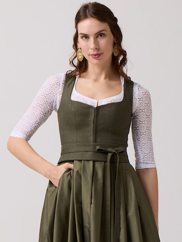 WALDORFF Dirndlbluse 'Kleo' in Weiß