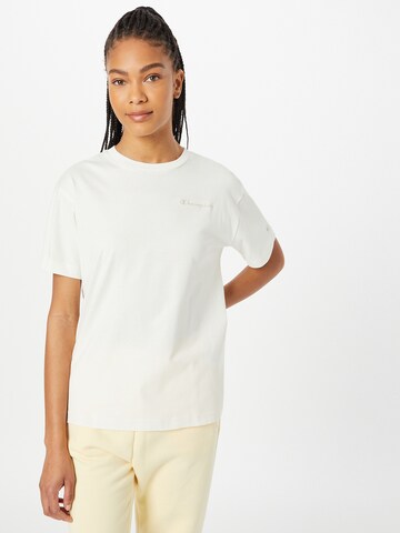 Champion Authentic Athletic Apparel Shirt in Geel: voorkant