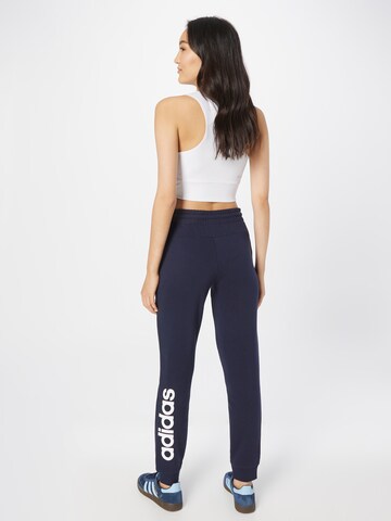 Effilé Pantalon de sport 'Essentials' ADIDAS SPORTSWEAR en bleu