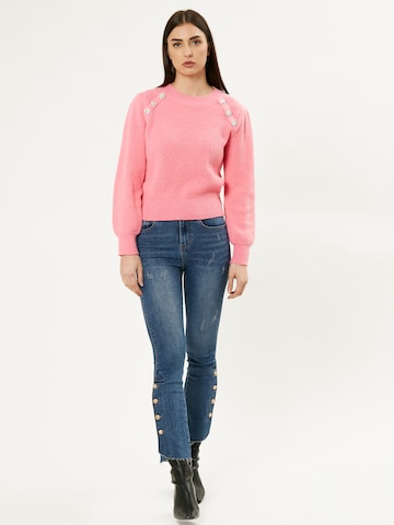 Influencer Pullover in Pink