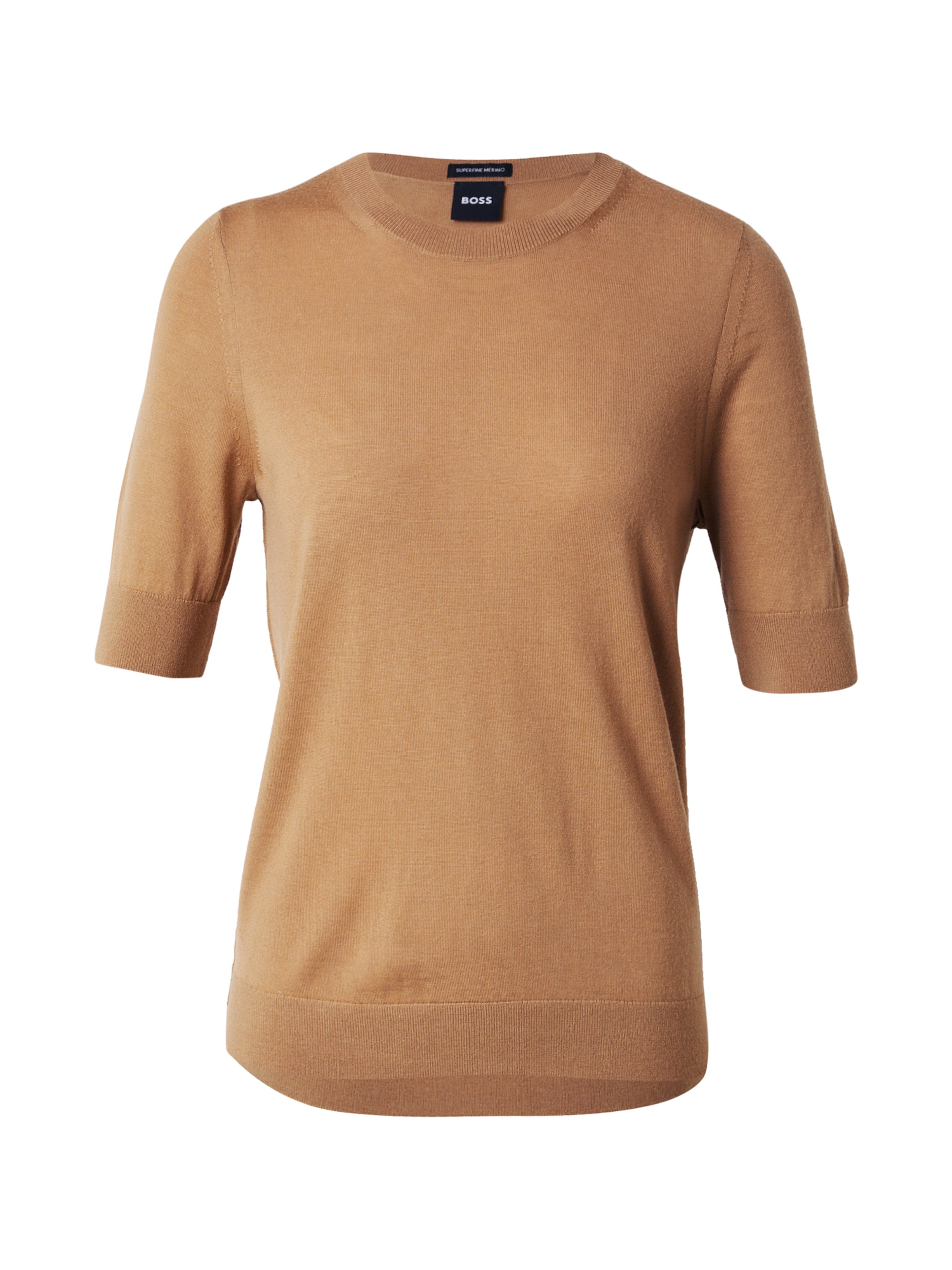 Pulover 'Farbella' de la BOSS pe bej: față