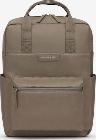 Kapten & Son Rucksack 'Bergen' in Braun: Vorderseite