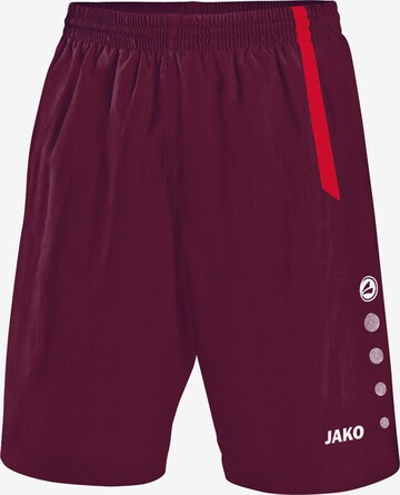 JAKO Workout Pants 'Turin' in Red: front