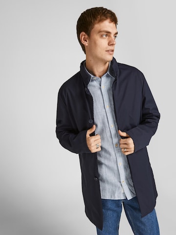 JACK & JONES Between-Seasons Coat 'Pal' in Blue