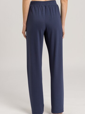 Hanro Loose fit Pajama Pants 'Pure Comfort' in Blue