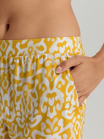 Pantalon de pyjama 'Sleep & Lounge' Hanro en jaune