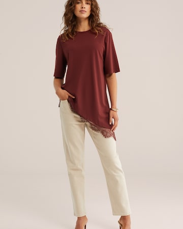 Tapered Jeans de la WE Fashion pe bej