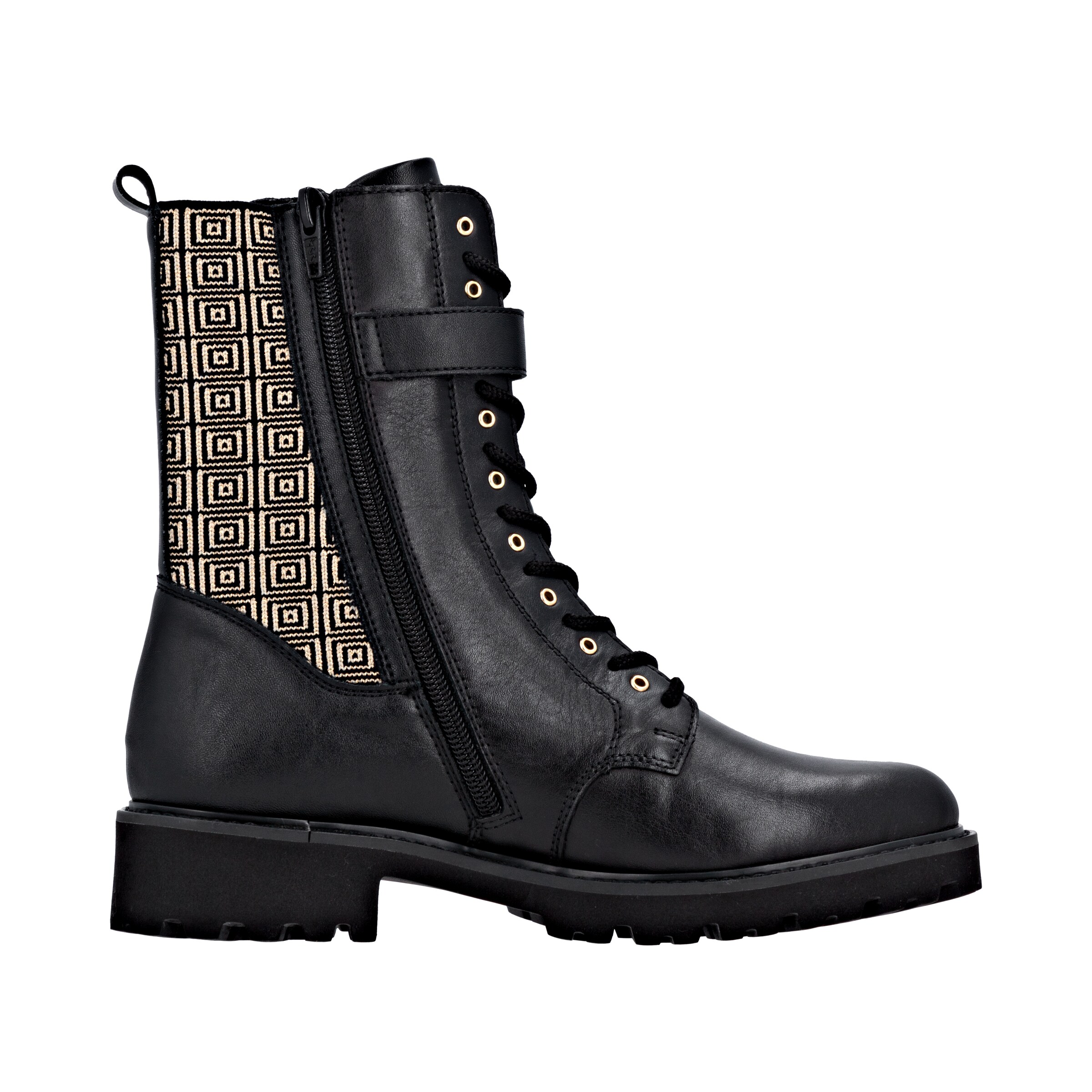 Bottines à lacets REMONTE en noir