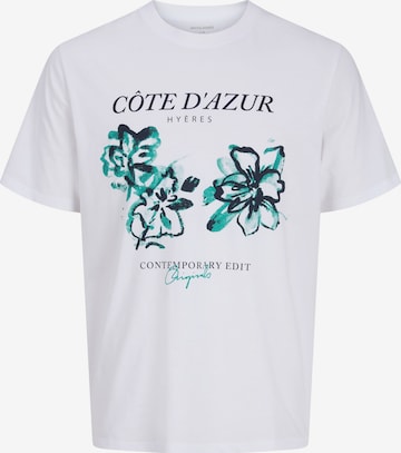 T-Shirt JACK & JONES en blanc : devant