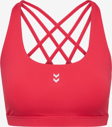 Hummel Bustier Sports-BH i rød: forside
