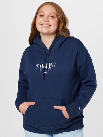 Tommy Jeans Curve Sweatshirt in Blau: predná strana