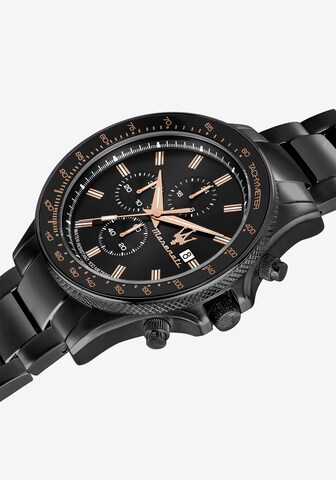 Maserati Uhr 'Sfida' in Schwarz