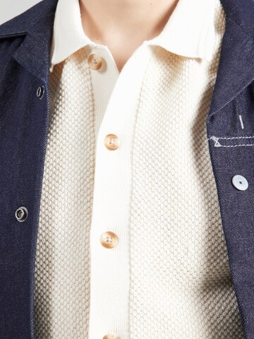 Abercrombie & Fitch Regular fit Knit cardigan in White