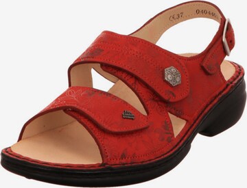 Finn Comfort Sandals 'Milos' in Red: front