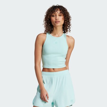 ADIDAS ORIGINALS Top 'Essentials' in Green: front