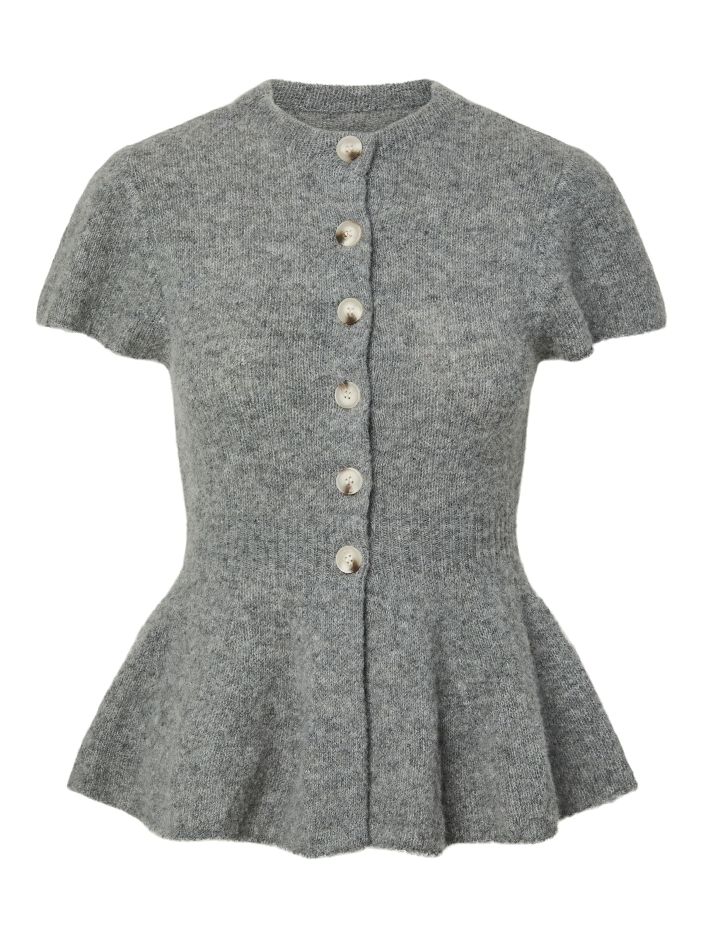 YAS - Cárdigan 'ENYA' en gris: frente