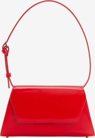 MANGO Shoulder Bag in Red: front
