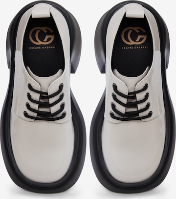 CESARE GASPARI Athletic Lace-Up Shoes in White