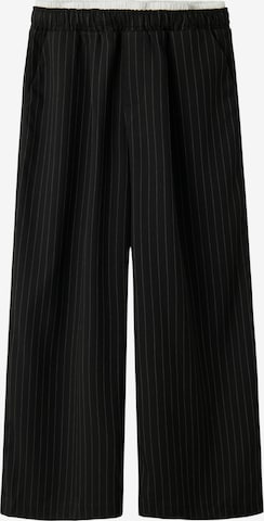 NAME IT - Pierna ancha Pantalón 'Tengrun' en negro: frente