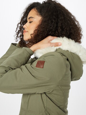 HOLLISTER Winter Parka in Green