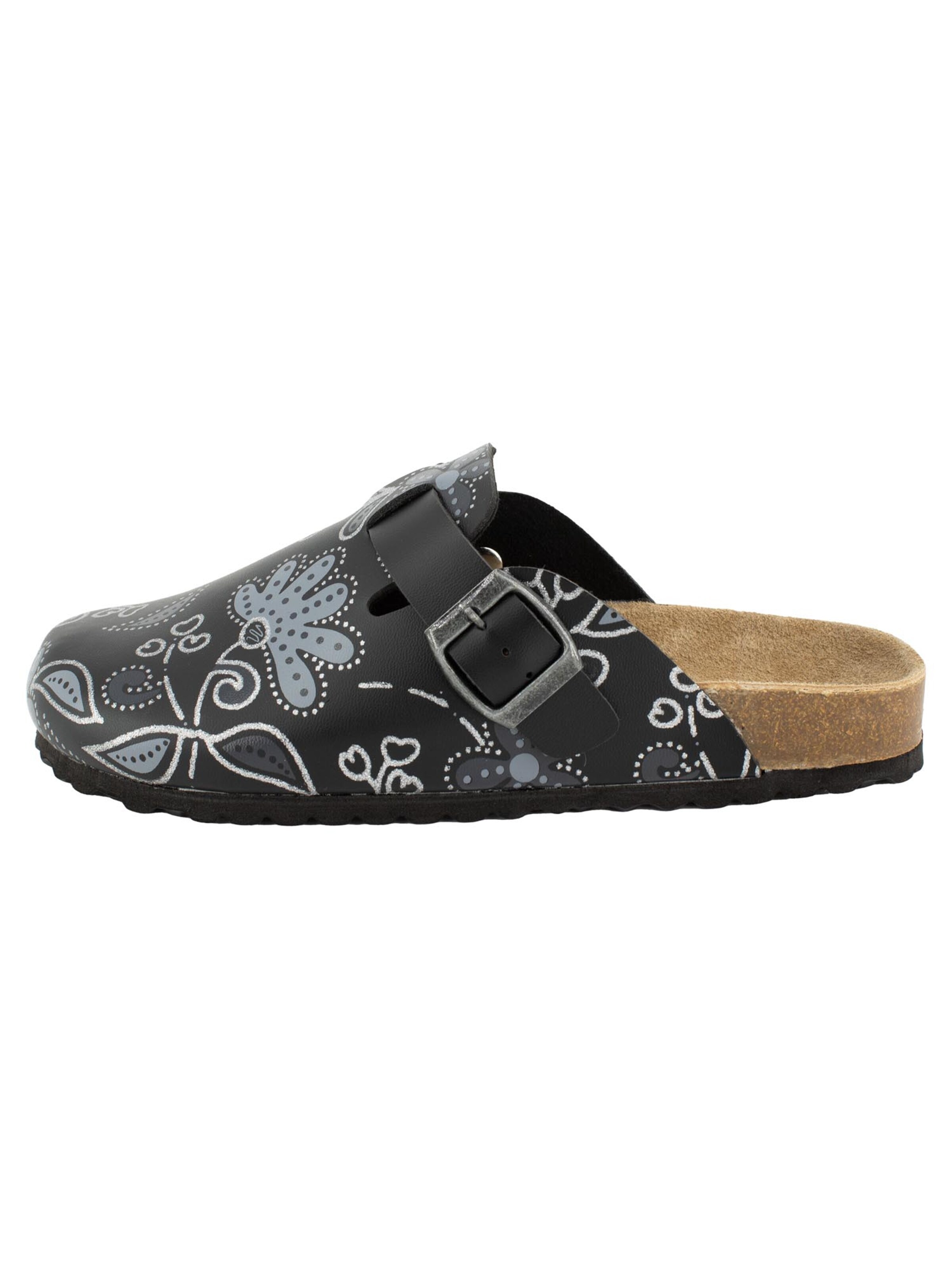 SUPERSOFT by Indigo Clogs 'Classic' in Black: front